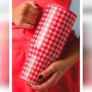 NWT ACTA ♥️ Hydrojug 40oz Houndstooth Gingham Hot Red & Pink